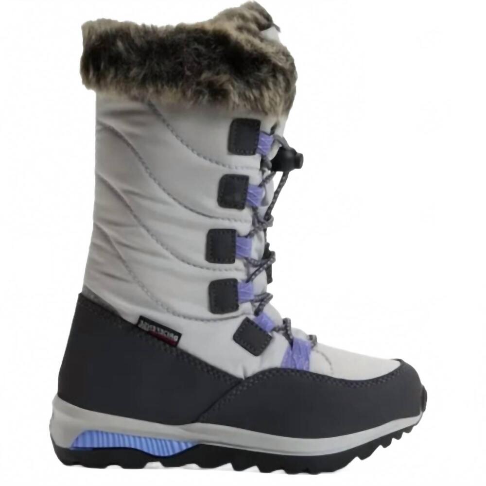 NEW KAMIK kids prairie boot in light grey